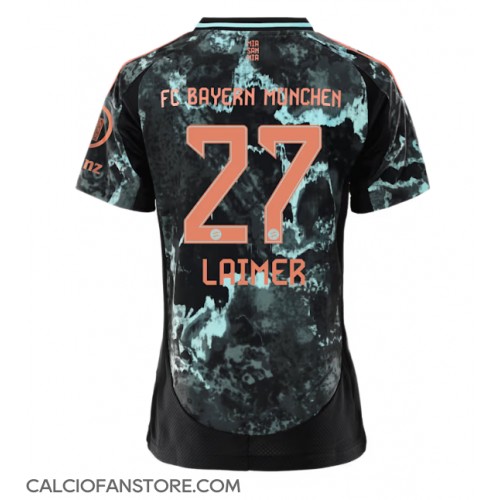 Maglia Calcio Bayern Munich Konrad Laimer #27 Seconda Divisa Donna 2024-25 Manica Corta